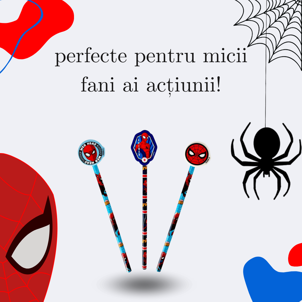 3 Creioane Magice cu Spider-Man