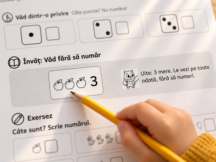 Pagină din caietul Micii Gânditori